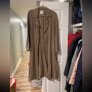 Brown Long Trench Coat